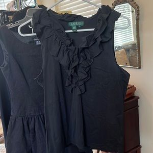 Black Ralph Lauren sleeveless shirt